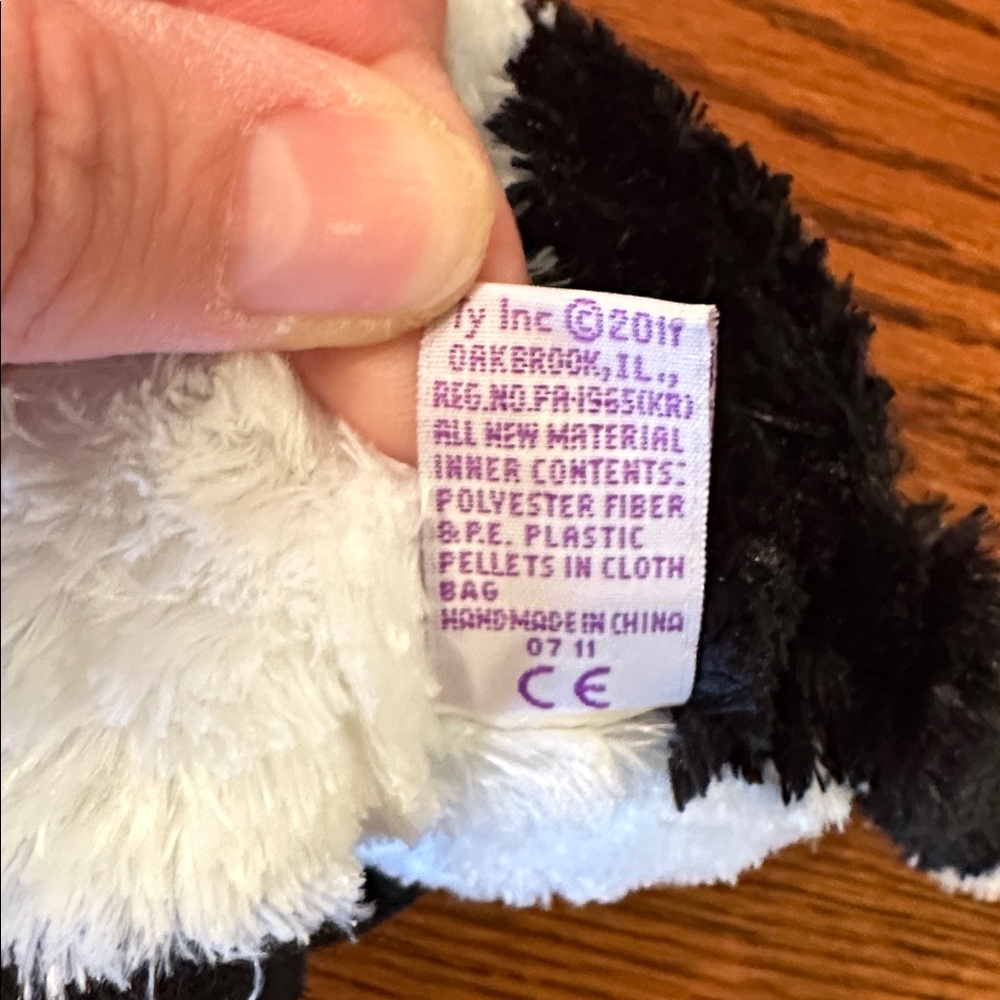 TY beanie boo cow stuffed animal named Daisy with tags - Picture 4 of 5